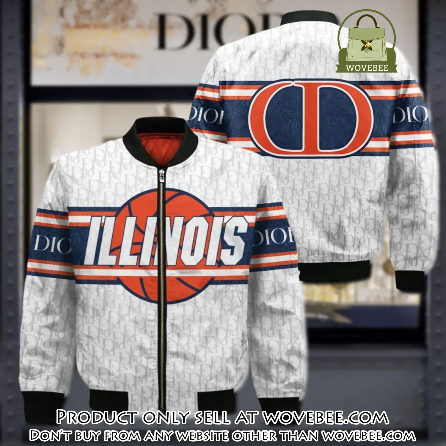 Dior nba illinois jacket luxury clothing clothes outfit for men wvb4957450